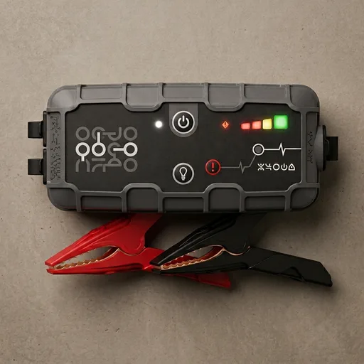 NOCO Boost GB40: 1000A UltraSafe Jump Starter – 12V Lithium Battery Booster Pack, Portable Jump Box, Power Bank & Jumper Cables - for 6.0L Gas and 3.0L Diesel Engines | Spark-Proof + Reverse Polarity Protection - Power Bank - 100-Lumen LED Flashlight - For 6.0L Gas and 3.0L Diesel Engines