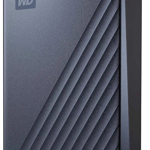 WD 6TB My Passport Ultra Blue, Portable External Hard Drive, Backup Software with Defense Against ransomware, and Password Protection, USB-C and USB 3.1 - WDBEJA0060BBL-WESN