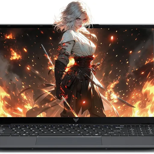 KAIGERR Gaming Laptop, Laptops with AMD Ryzen 7430U(Up to 4.3GHz), 16GB DDR4 512GB SSD Laptop Computer, 15.6inch Windοws 11 Laptop, 1920P FHD Display, WiFi 6, USB3.2, Type_C