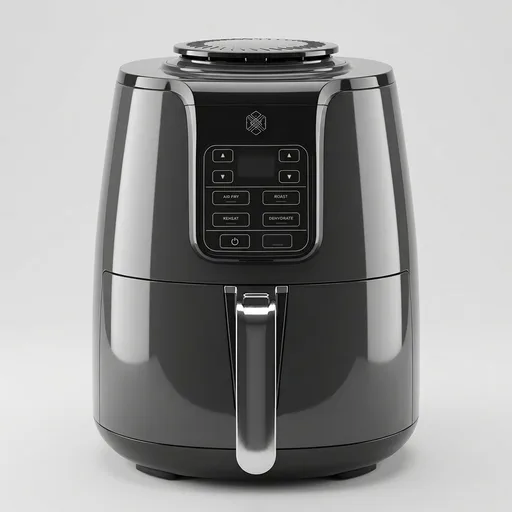 Ninja Air Fryer, 4 Qt Capacity, 4-in-1 Crisp, Roast, Reheat, and Dehydrate, Dishwasher Safe Parts, 105°F-400°F, 1550 Watt, Grey, AF101 | Crisps, roasts, reheats