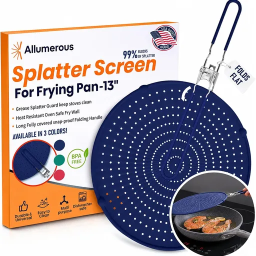 Skillet splatter screen