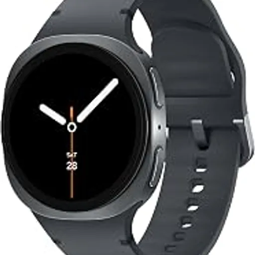 SamsungGalaxy Watch 8 (2025), Graphite, 40mm, Bluetooth Smartwatch | Cushion Design, Fitness Tracker, Sleep Coaching, Running Coach, Energy Score, Heart Rate Tr