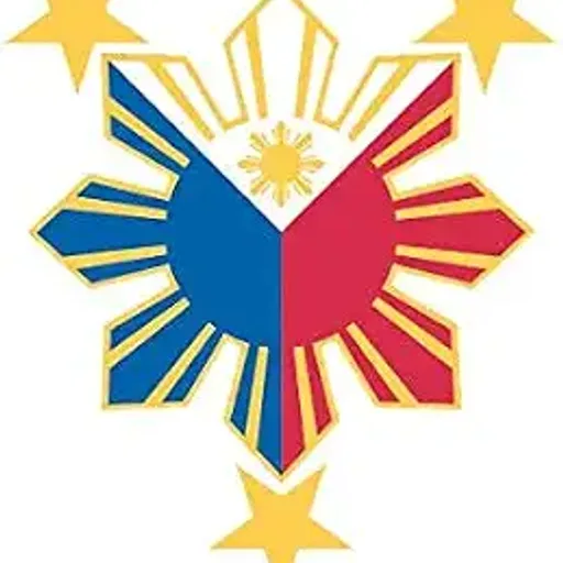 Filipino Pride Star Sun Sticker