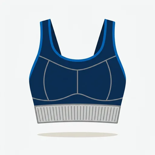 RUNNING GIRL High Impact Sports Bra