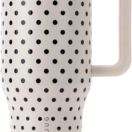 HydroJug Traveler 40oz, Insulated Water Bottle with Handle, French Vanilla