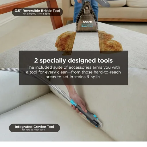 Shark StainStriker Portable Spot & Stain Cleaner, 2 Tools, PX221BRN