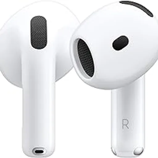 AppleAirPods 4 Wireless Earbuds | Bluetooth Headphones, Personalized Spatial Audio, Sweat & Water Resistant, USB-C Charging Case, H2 Chip