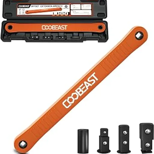 3/8" Offset Extension Wrench Impact Ready Socket Wrench Extender Tool