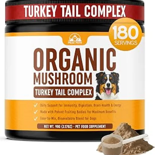 Turkey Tail Mushroom for Dogs Supplement Powder