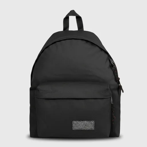 EASTPAK Padded Pak'r – 24L Commuter Travel Backpack with Front Pocket, Water-Resistant, Vegan Materials & Adjustable Straps, Black