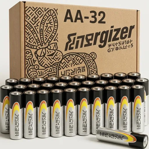 Energizer AA Batteries Alkaline Power, 32 Count Alkaline Double A Battery Pack