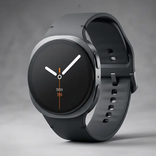 Samsung Galaxy Watch 8 (2025) 44mm Bluetooth Smartwatch, Cushion Design, Fitness Tracker, Sleep Coaching, Running Coach, Energy Score, Heart Rate Tracking, Graphite [US Version, 2 Yr Warranty]