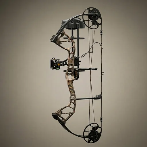Bear Archery Royale Ready to Hunt Compound Bow Archery Set with Archery Accessories for Adults and Youths, 12”- 27” Draw Length, 5-50 Lbs Draw Weight, Up to 290 FPS