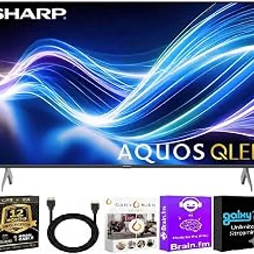 Sharp4TC50HP7KIT1 50 inch Class AQUOS QLED 4K Ultra HD Xumo Smart TV Quantum Color HDR Motion