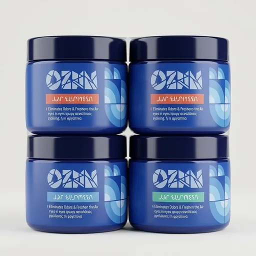 Ozium 4.5 Oz. Odor Eliminating Gel for Homes, Cars, Offices and More, Original, 4 Pack