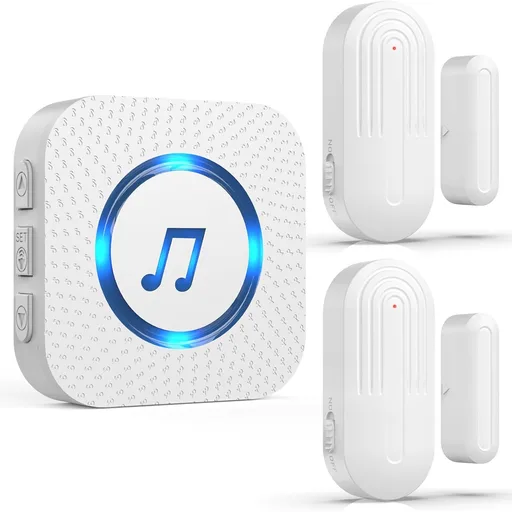 Door Chime Alarm When Open for Kids Safety, Home and Business | Get an instant chime or alarm when a door opens, with 26 tones and adjustable volume for kids safety, home, and business