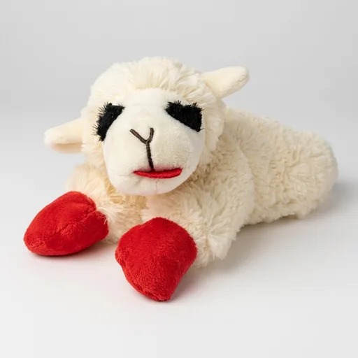Multipet Lamb Chop Dog Plush Toy