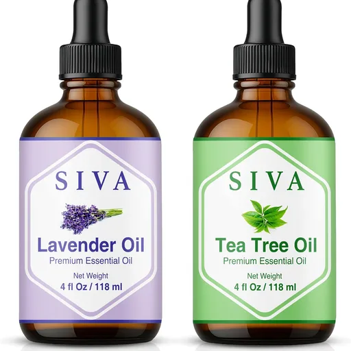 Siva Lavender and Tea Tree Essential Oil Bundle