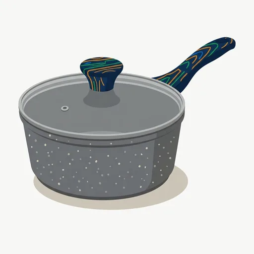 SENSARTE Nonstick Saucepan with Lid