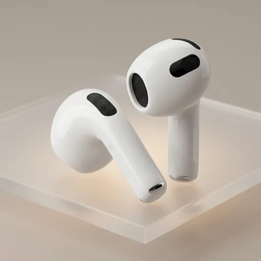 Apple AirPods 4 Wireless Earbuds, Bluetooth Headphones, Personalized Spatial Audio, Sweat and Water Resistant, USB-C Charging Case, H2 Chip, Up to 30 Hours of Battery Life, Effortless Setup for iPhone