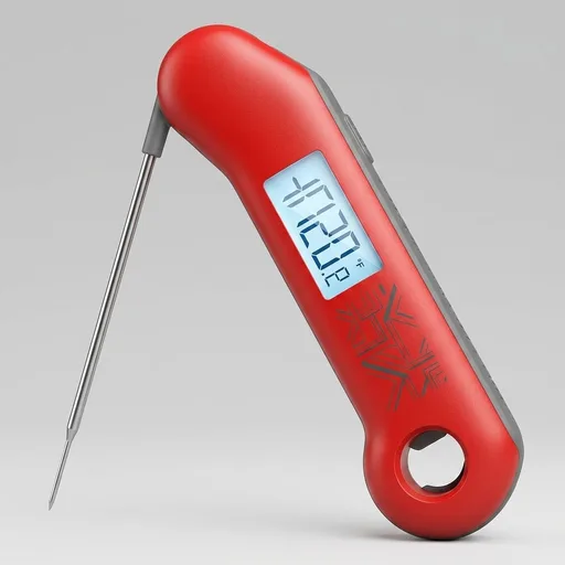 ThermoMaven Professional Meat Thermometer Digital, Ultra-Fast 0.5 Sec Instant Read, NIST Certified ±0.5°F Accuracy, IP67 Waterproof, Auto-Rotating Backlit Display, Lift-to-Wake, for BBQ/Cooking/Candy