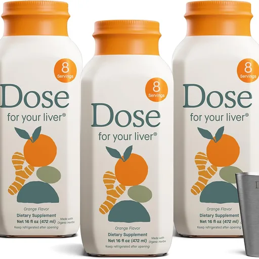 Dose for Your Liver Cleanse Detox & Repair, 16oz Bottle, 3 Pack