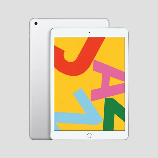 Apple iPad (7th Generation, 10.2-inch, 2019), 32GB, Wi-Fi, Silver (Renewed)