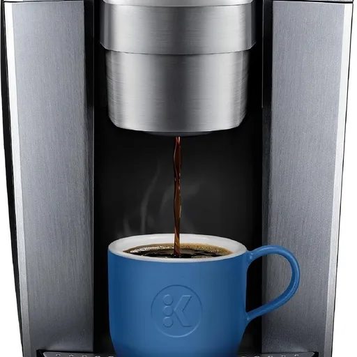 Keurig K-Elite Single Serve K-Cup Pod Coffee Maker, with Strength and Temperature Control, Iced Coffee Capability, 8 to 12oz Brew Size, Programmable, Brushed Si