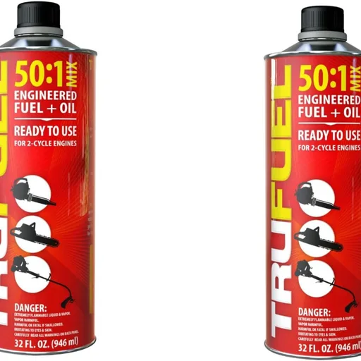 TruFuel Pre-Blended 2-Cycle Fuel for Outdoor Equipment - 32 oz. (2-Pack, 50:1)