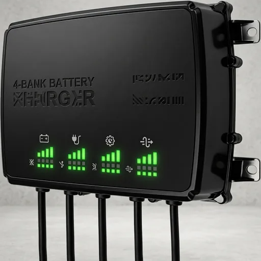 4 Bank Marine Battery Charger