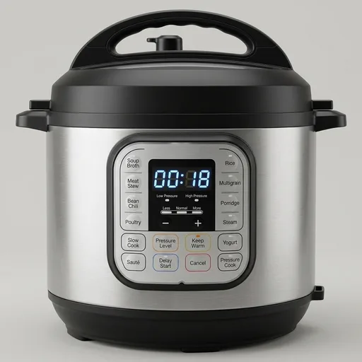 Instant Pot Duo 6 Qt 7-in-1 Electric Pressure Cooker, Stainless Steel