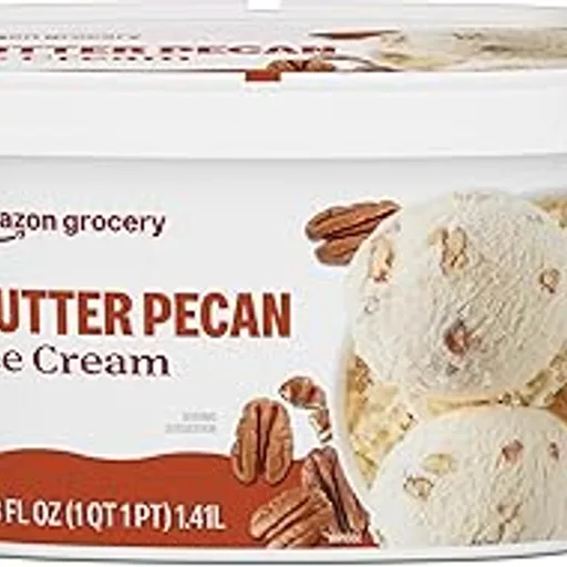 Amazon Grocery, Butter Pecan Ice Cream, 48 Fl Oz