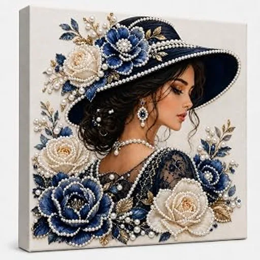 Framed Pearl Diamond Art Kit
