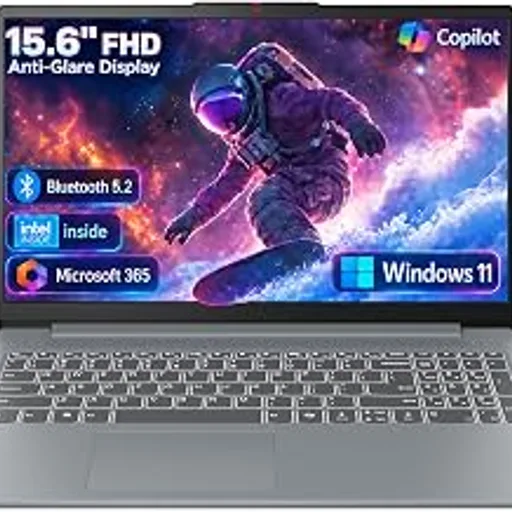 Lenovo Business 15.6" FHD Laptop, Intel Processor, 8GB DDR5, 128GB Storage