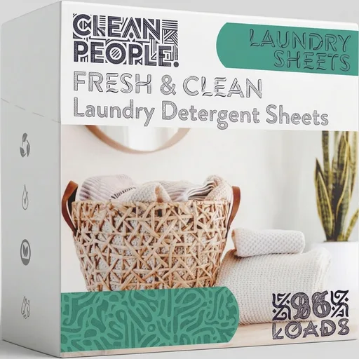 The Clean People Laundry Detergent Sheets