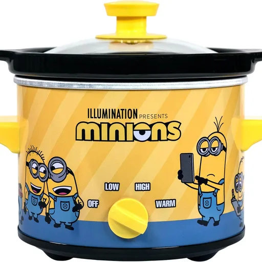 Uncanny Brands Despicable Me Minions 2qt Slow Cooker - Small Kitchen Appliance