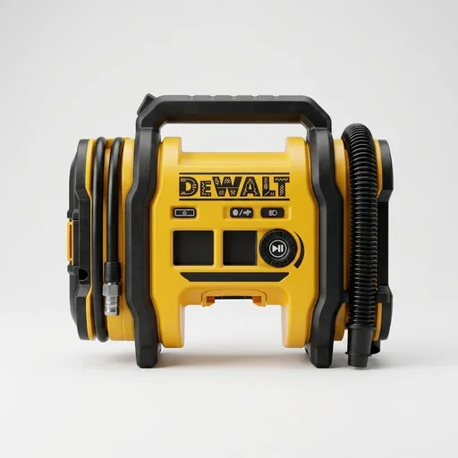 DEWALT Tire Inflator Portable Air Compressor 20V MAX, Car Air Pump with Automatic Shut Off, LED Light, Tool Only (DCC020IB)