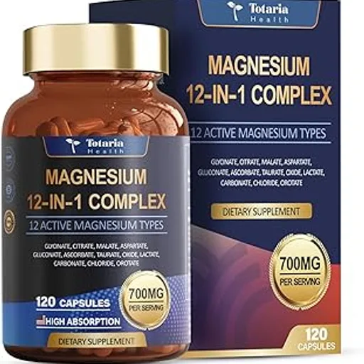 Magnesium Complex 700mg,12 in 1, 120 Capsules