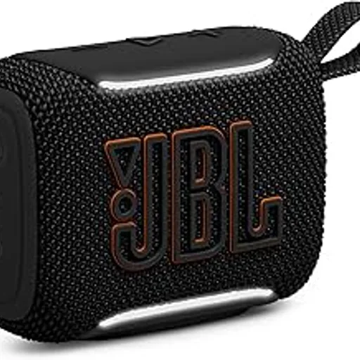 JBLGo 5 Portable Bluetooth Speaker, Waterproof and Dustproof - Black