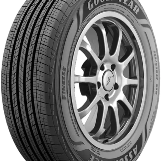 Goodyear Assurance Finesse All-Season 225/65R17 SL 102 H Tire | Truck/SUV Touring All Season Traction 102H Rated Standard Load Radial Construction Black Sidewall Tire