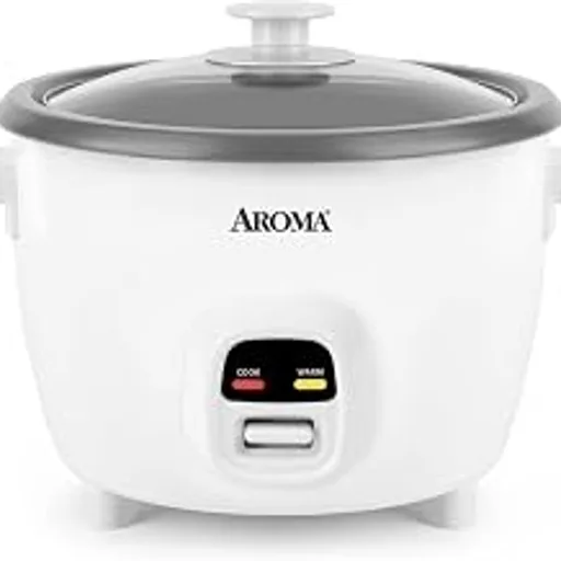 AROMA® 20-Cup (Cooked) One-Touch Rice Cooker and Food Steamer with Auto-Warm | 10 cups uncooked, 20 cups cooked (ARC-390NGP)