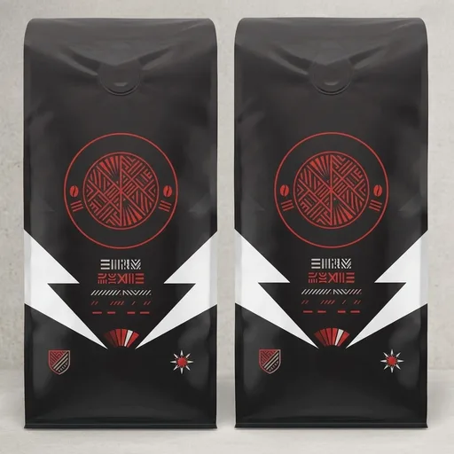 Death Wish Coffee Dark Roast Whole Bean -16 Oz, 2 Packs of Bold & Intense Blend of Arabica & Robusta Beans - USDA Organic - Pack of 2