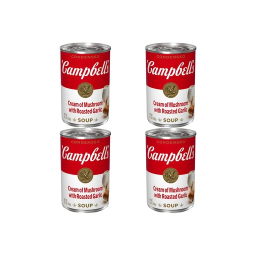 Campbell's Condensed Cream of Mushroom with Roasted Garlic Soup