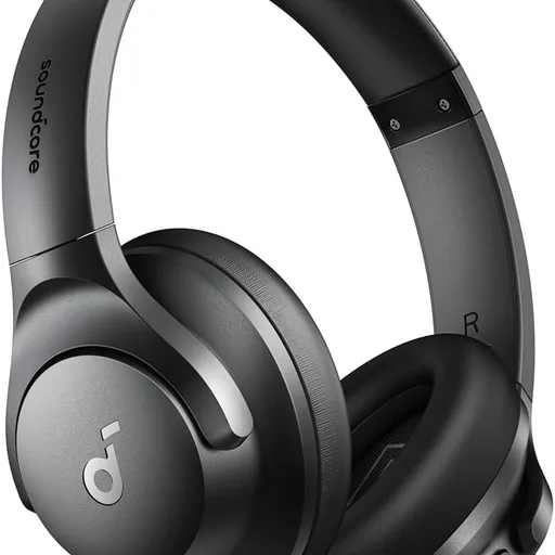 Soundcore by Anker Q20i Hybrid Active Noise Cancelling Headphones, Wireless Over-Ear Bluetooth, 40H Long ANC Playtime, Hi-Res Audio, Big Bass, Customize via an App, Transparency Mode (Black)
