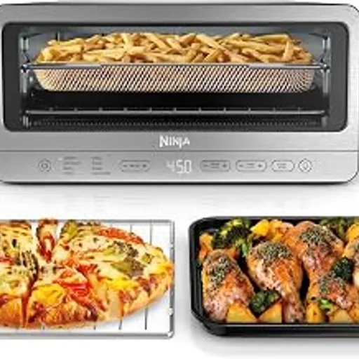 Ninja Flip Toaster Oven & Air Fryer, 8-in-1, Stainless Steel, SP151