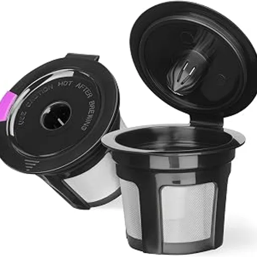 Fanativita Reusable K Cup Coffee Filters for Keurig, 2 Pack