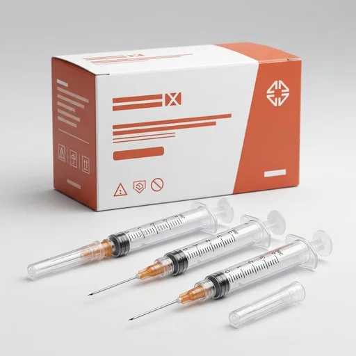 25 Gauge 1 inch Needle with Syringe(30 Pack) , 3ml Luer Lock Disposable Syringes with Needle ,Individually Wrapped