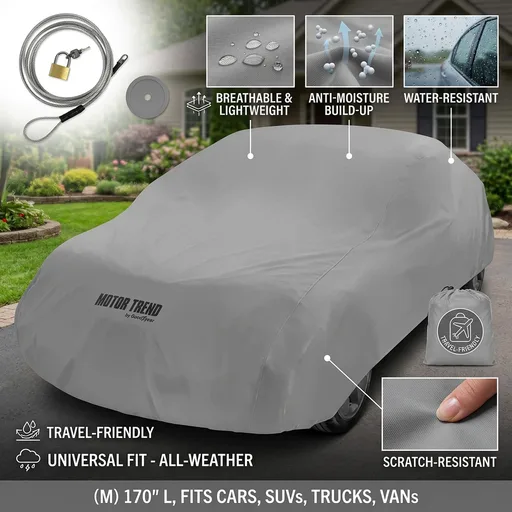 Motor Trend Breathable Lightweight Car Cover