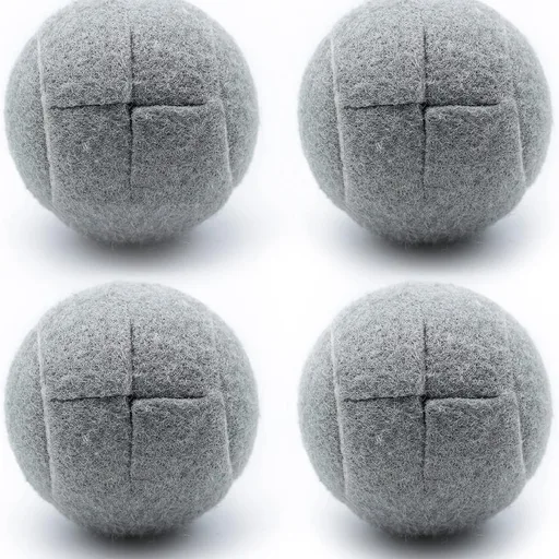 Magicorange 4 PCS Precut Walker Tennis Balls for Furniture Legs and Floor Protection, Heavy Duty Long Lasting Felt Pad Glide Coverings