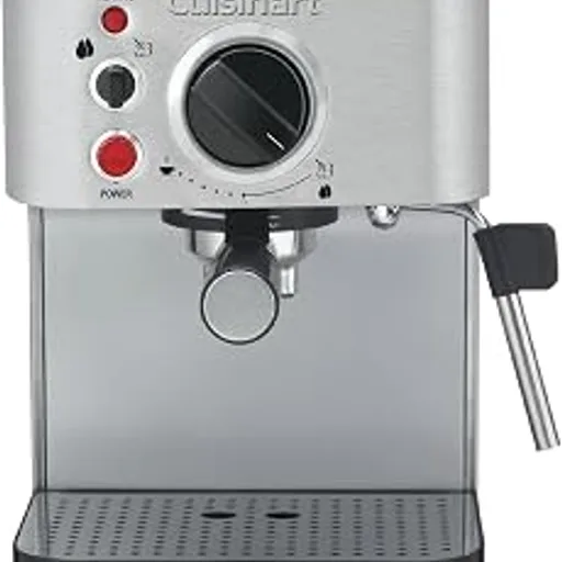 Cuisinart1.66 Quart Stainless Steel Espresso Maker, Silver, EM-100NAS
